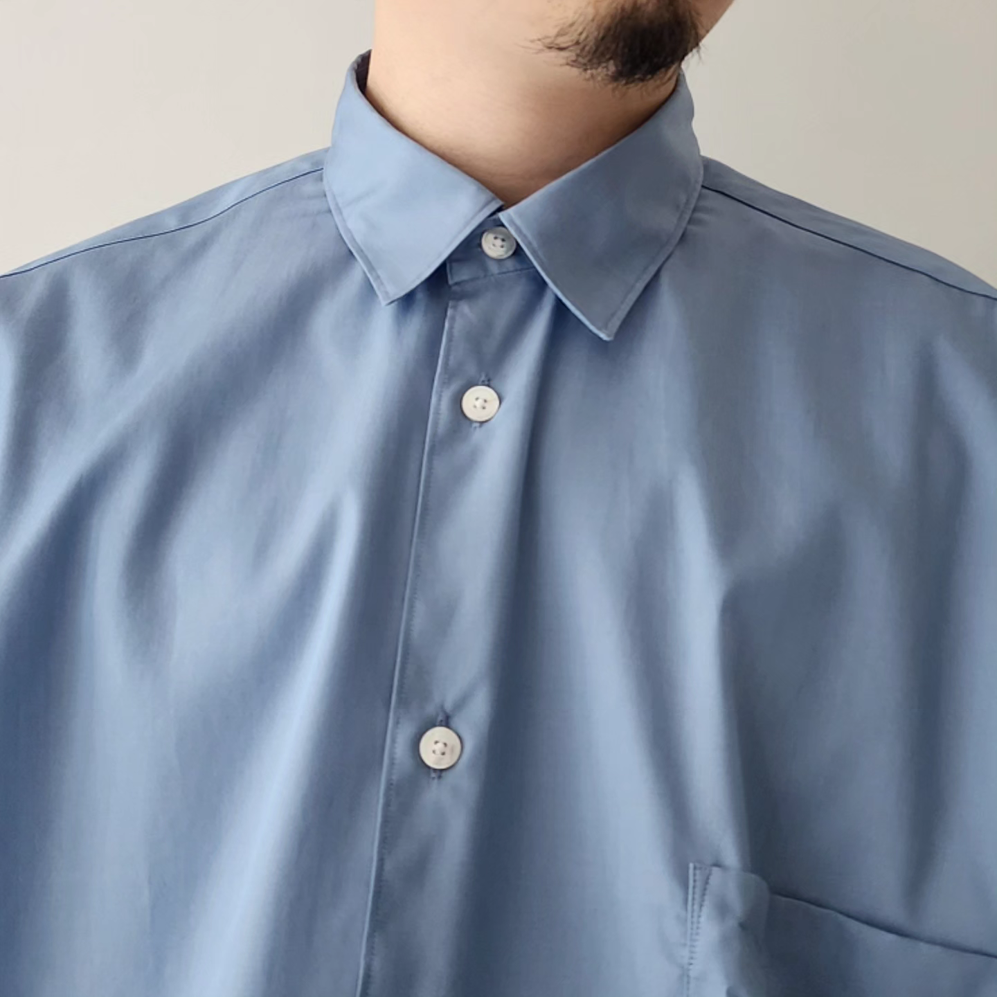 INTERIM / Hyper Big 200/2 Supima Twill Regular Collar Shirt