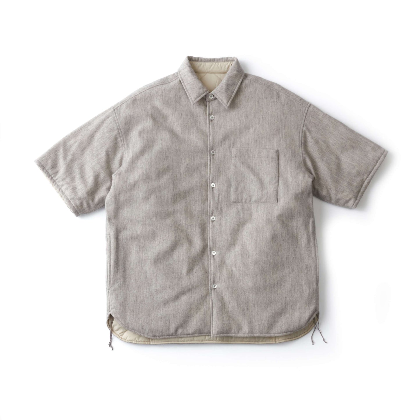 Oatmeal Merely Premium Reversible Padded Shirt