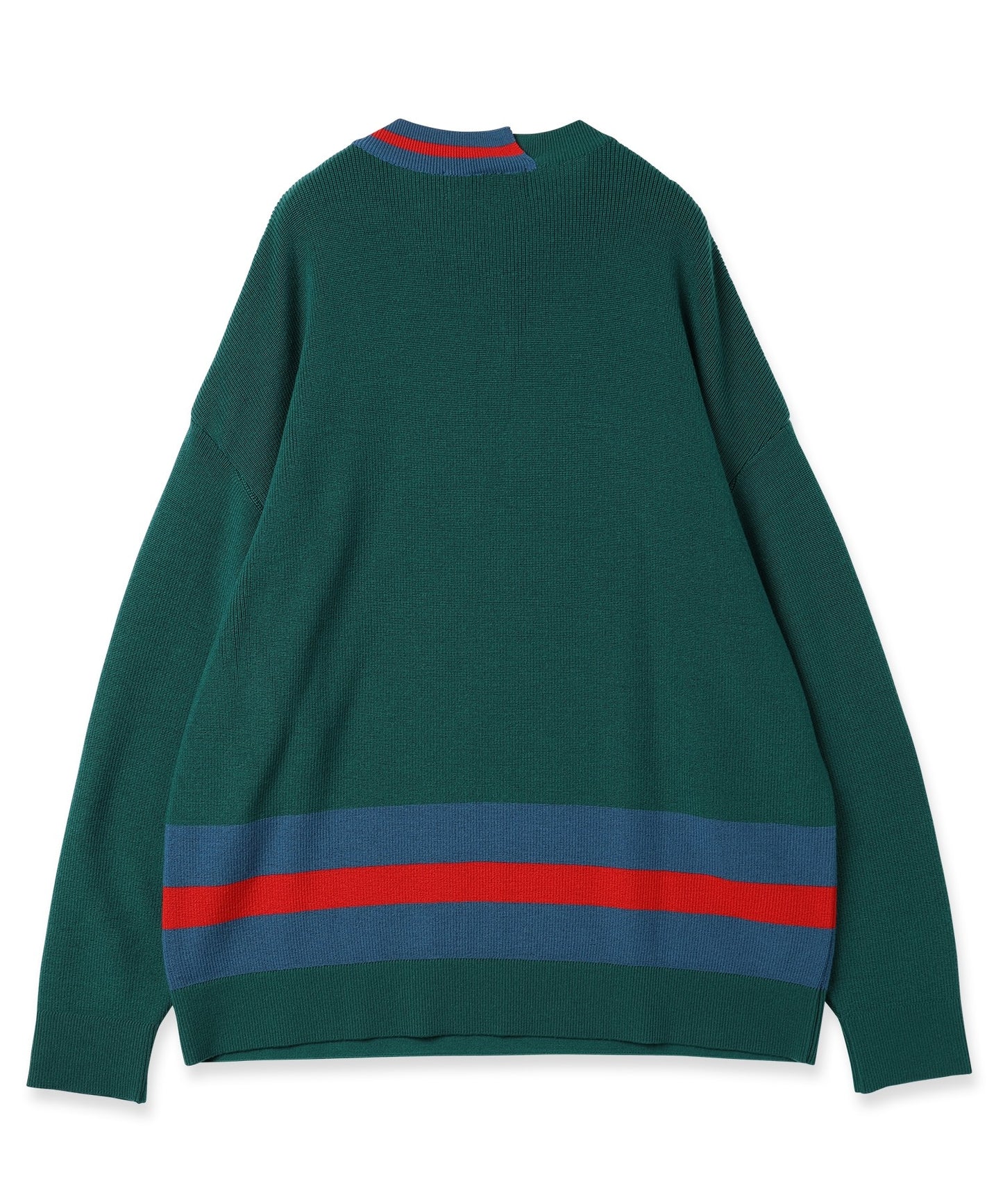 CULLNI / Neck Zip Line Knit