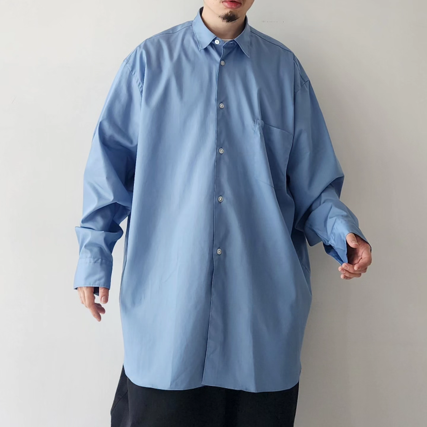 INTERIM / Hyper Big 200/2 Supima Twill Regular Collar Shirt