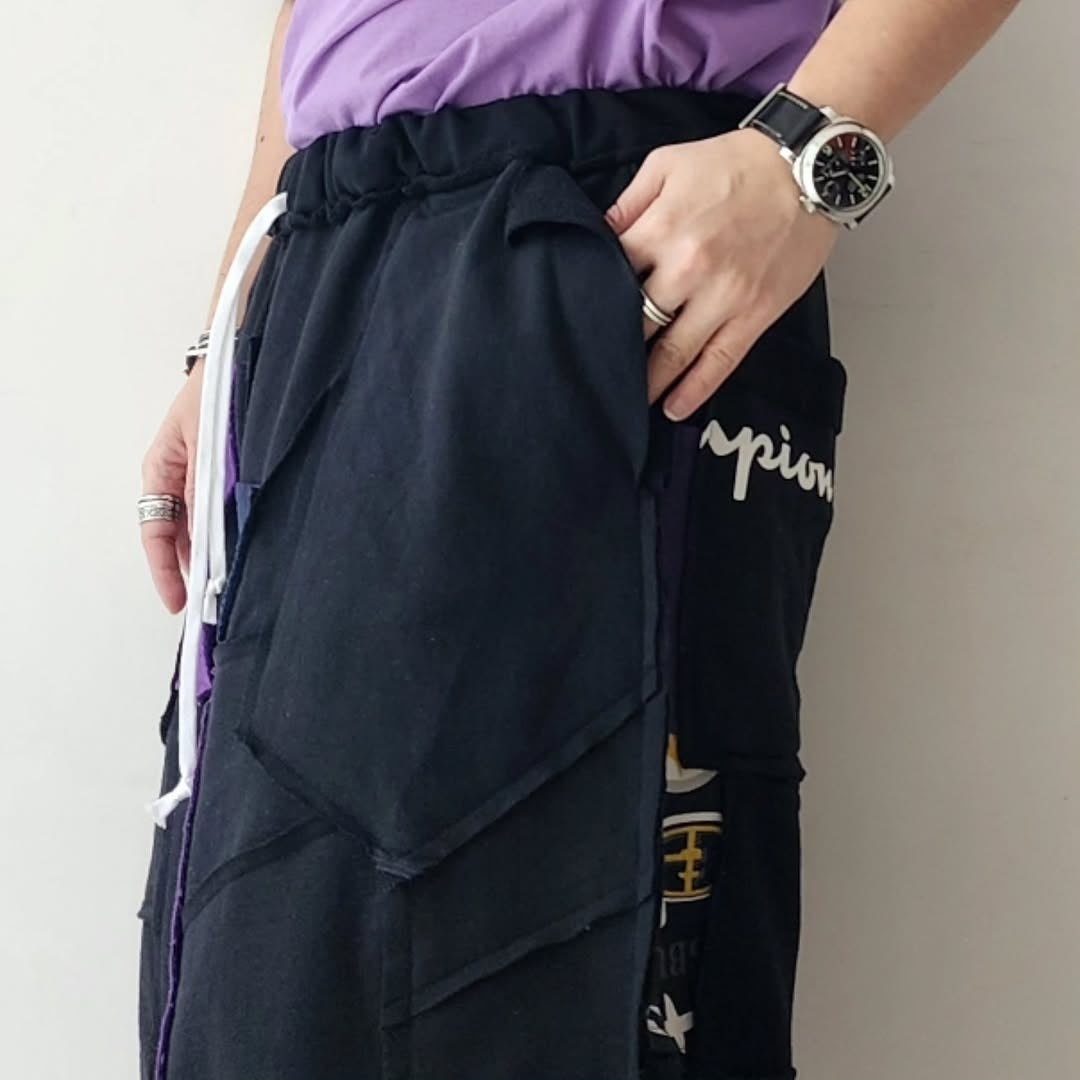 DISCOVERED / Patch Work Sweat Shorts
