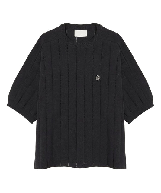 ARE NOT IS / Tee Wash Milan Ribs Knit Tee