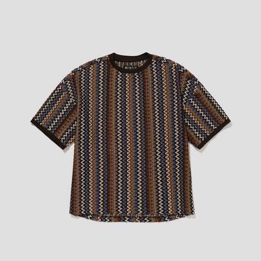 MERELY MADE / Brown Merely Hmong Hoa Knit T-Shirt