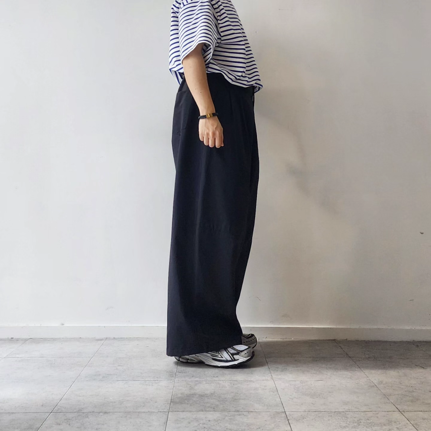 TREE AND BRANCH / Ex. Wide Tuck Pants