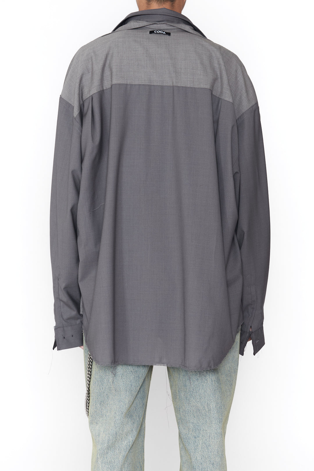 CODA / Dusty Grey 2 In 1 Double Layered Reversible Hybrid Shirt