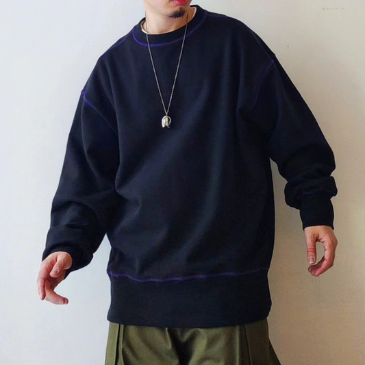 MERELY MADE / Black Merely Snug Sweat Shirt