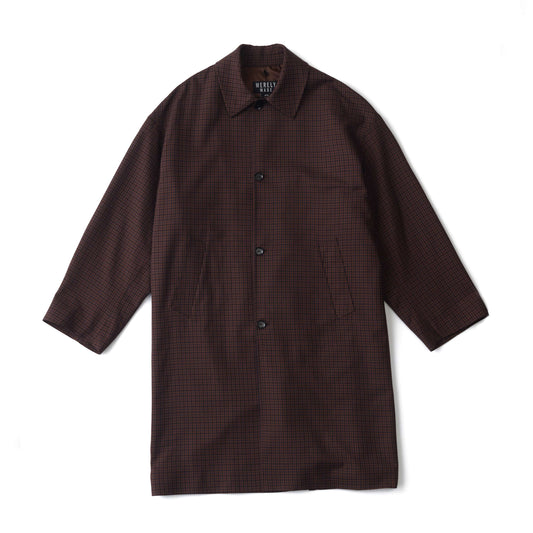 Chocolate Check Merely Premium Dual Mode Coat