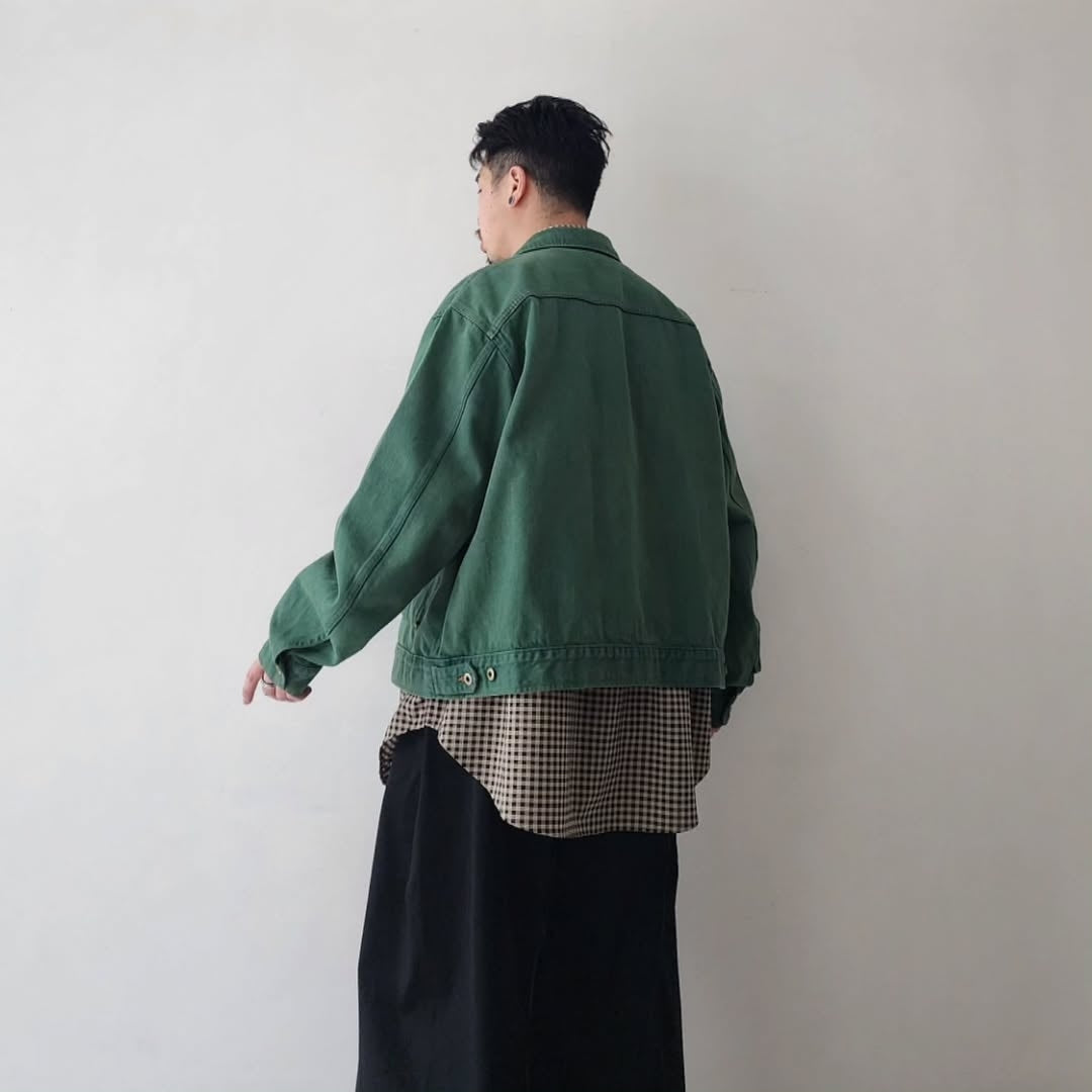 DISCOVERED / Color Dye Denim Blouson
