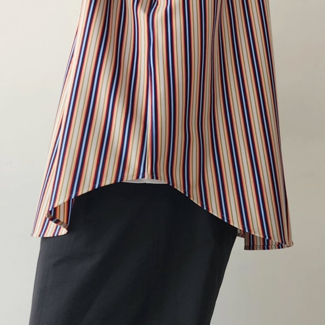 KANEMASA PHIL / 46G Atmosphere Stripe L/S Shirt