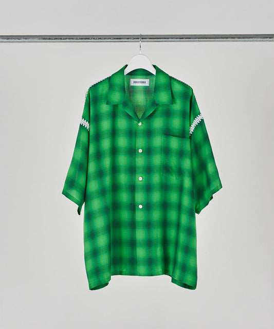 DISCOVERED / Ombre Wide Open Collar Shirts