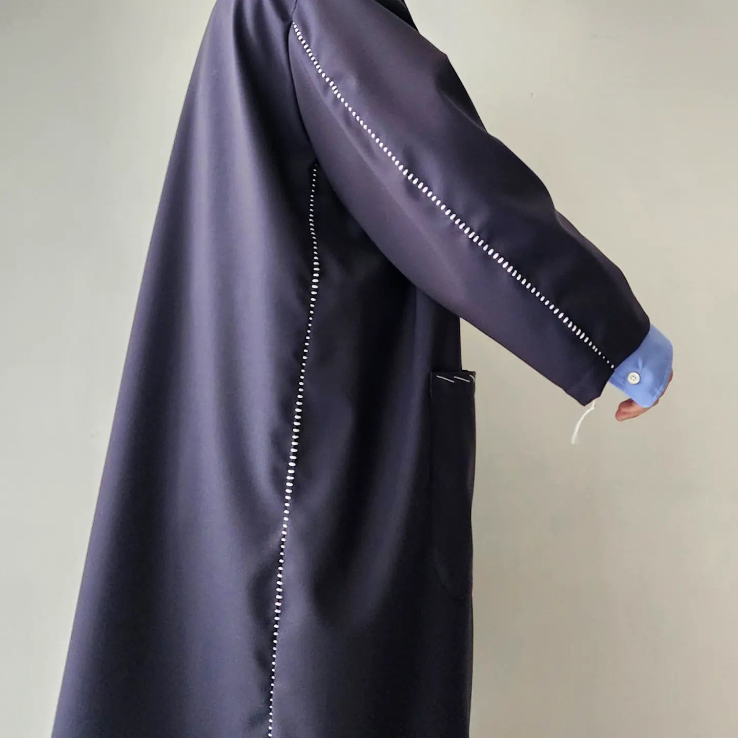 Tacking Design Jacket Coat