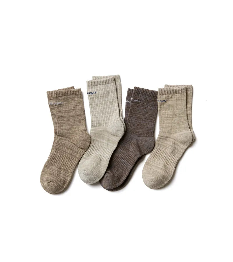 NOZZLEQUIZ / Sand Grn - Essential casual socks