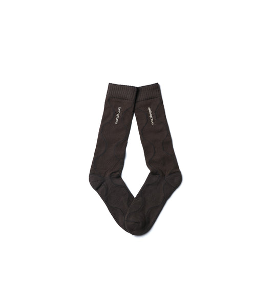 Quilted Grn - Digit No. casual cuff socks