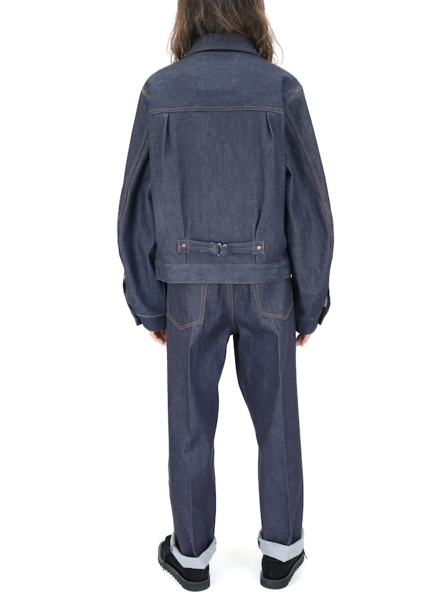 ELEPHANT TRIBAL FABRICS / Folding Denim Pants