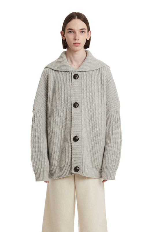 Hoodie Knit Cardigan