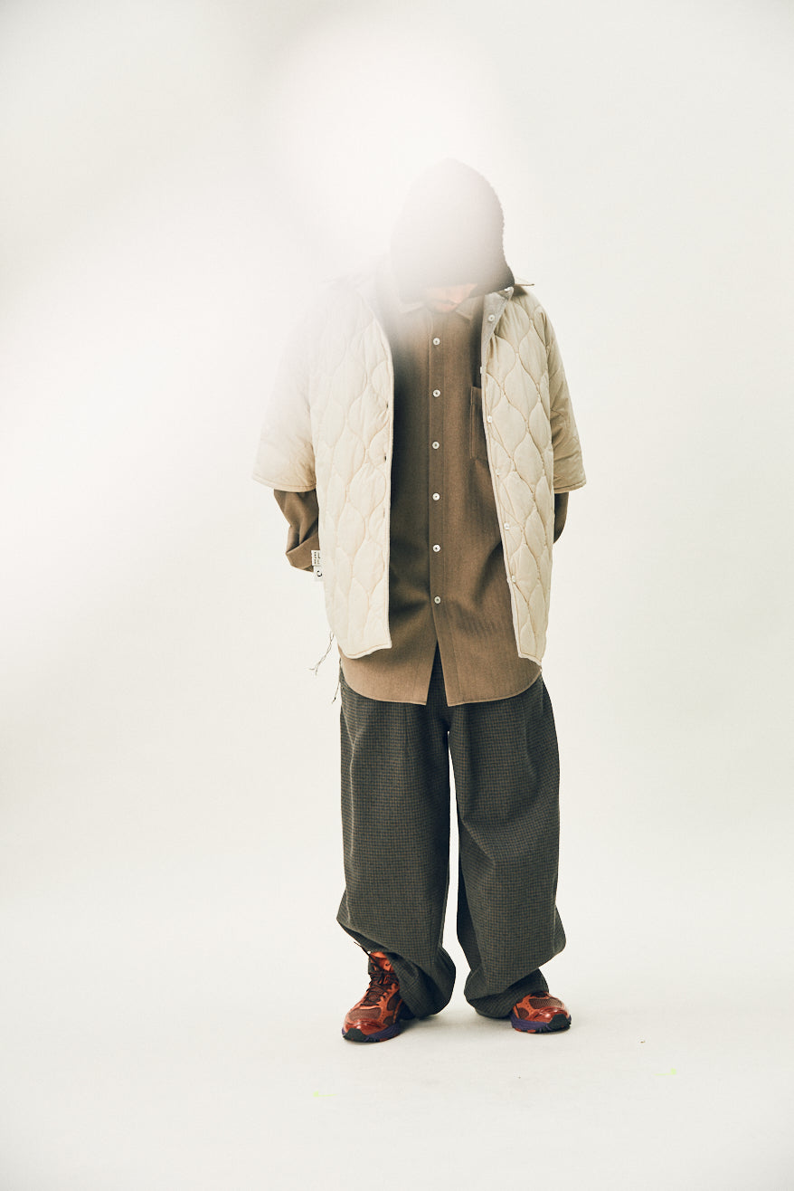 Oatmeal Merely Premium Reversible Padded Shirt