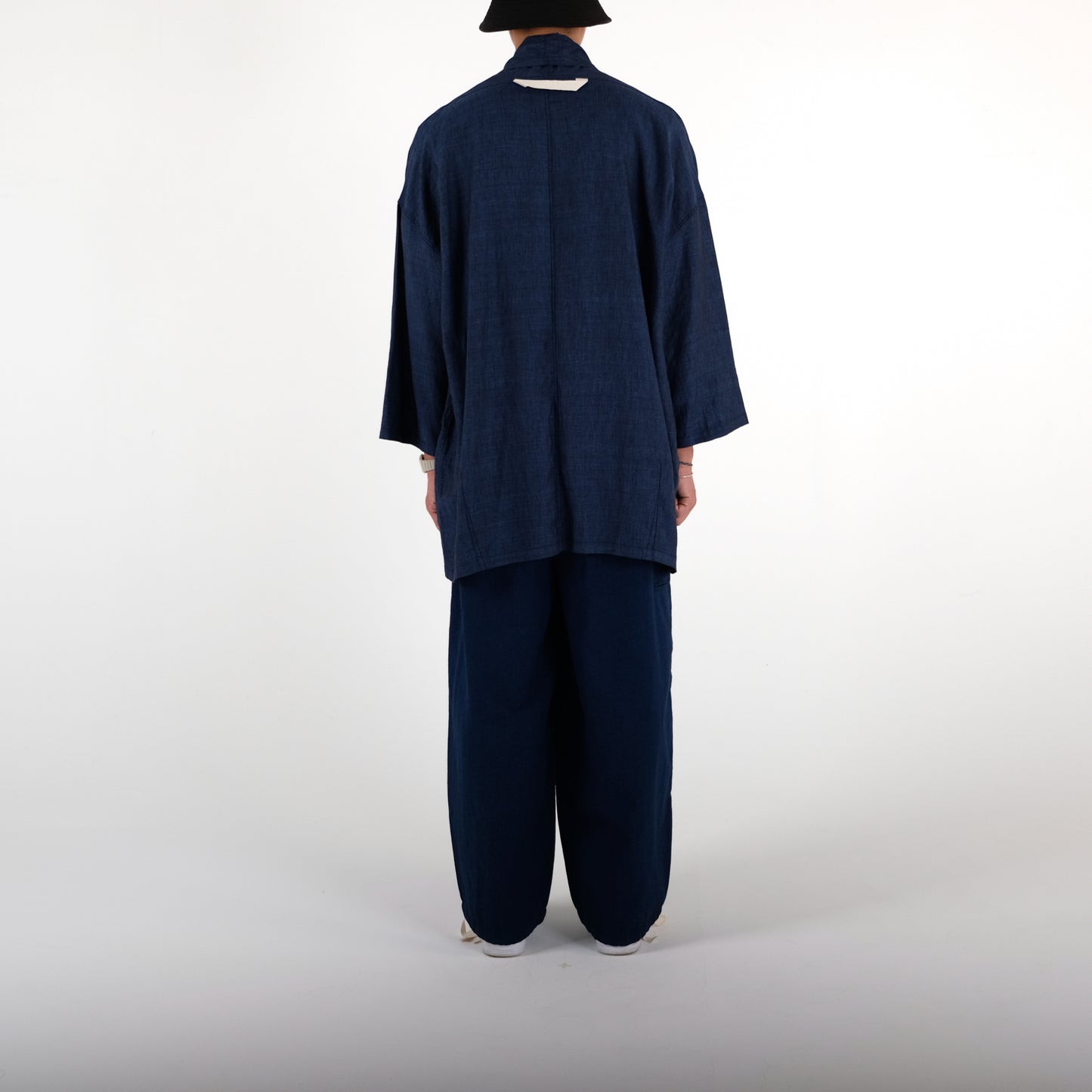 Navy Hippie Noragi Cape
