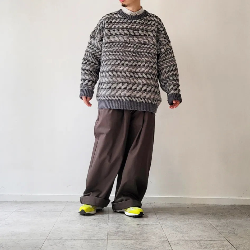 Inside out Knit Pullover