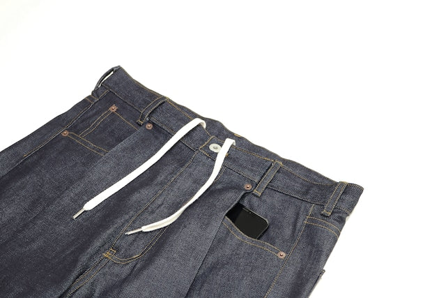 ELEPHANT TRIBAL FABRICS / Folding Denim Pants