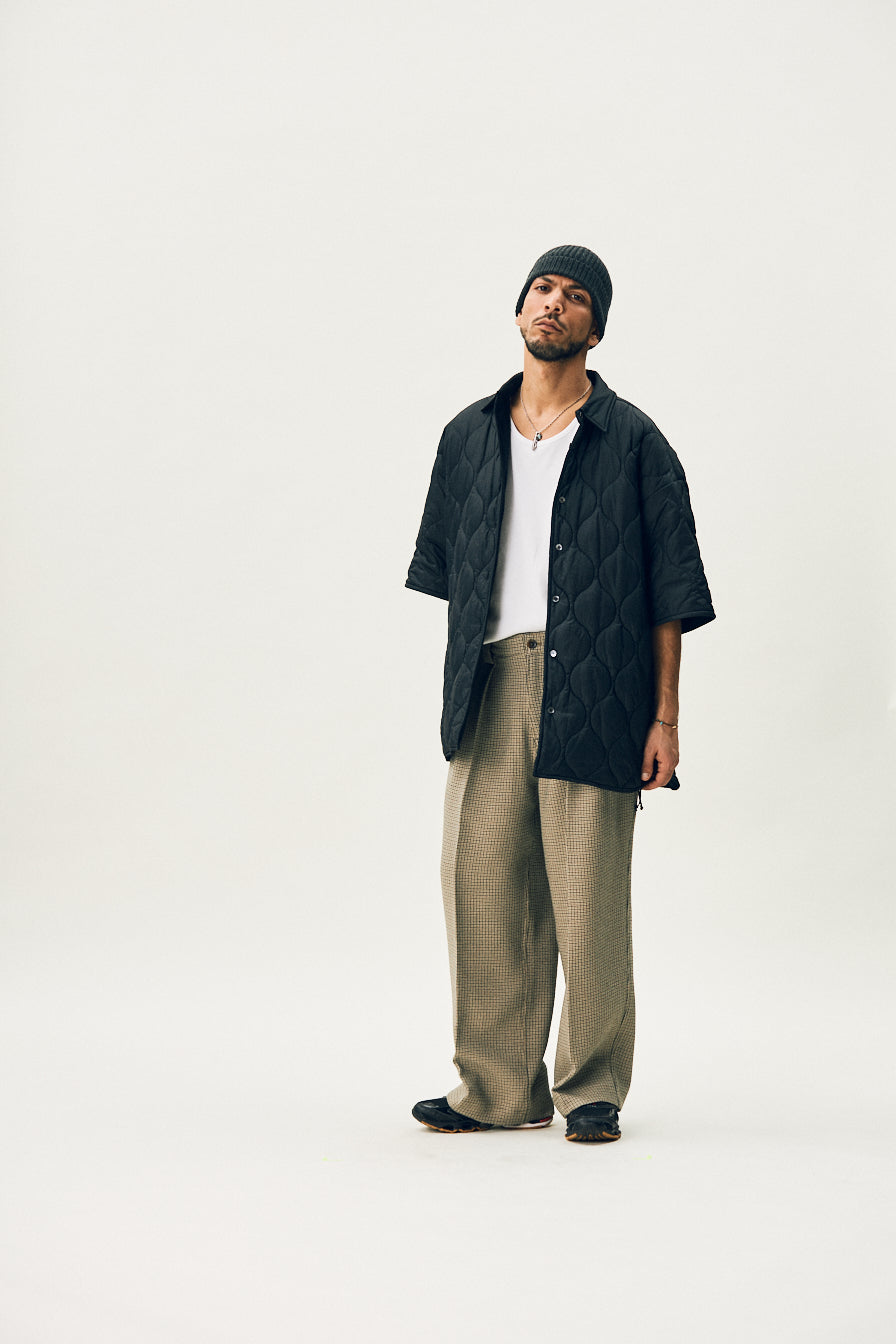 Black Merely Premium Reversible Padded Shirt
