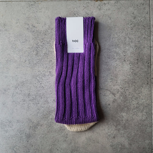 Unpaired Cotton Rib Sock