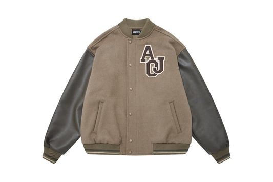 Oversized Varsity Stadium Jacket