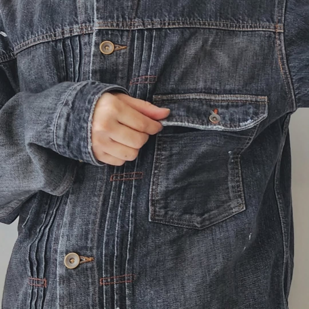 SABY / Kamata Denim Jacket Type 2nd - Vintage Wash - – Tree