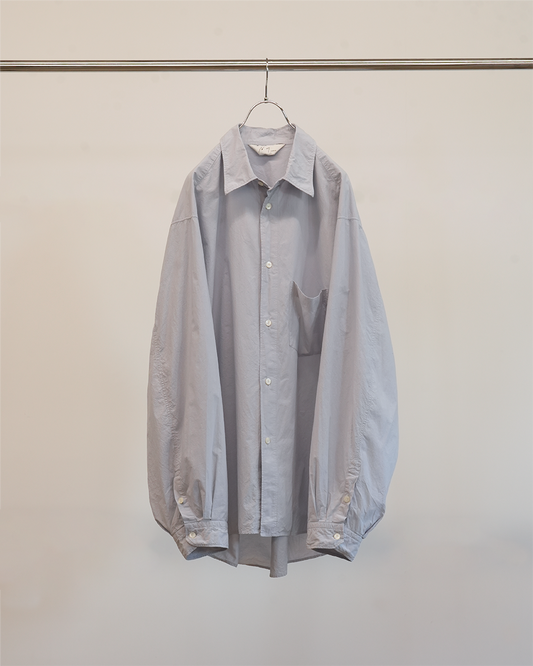 ANCELLM / Dyed Shrink Over Shirt