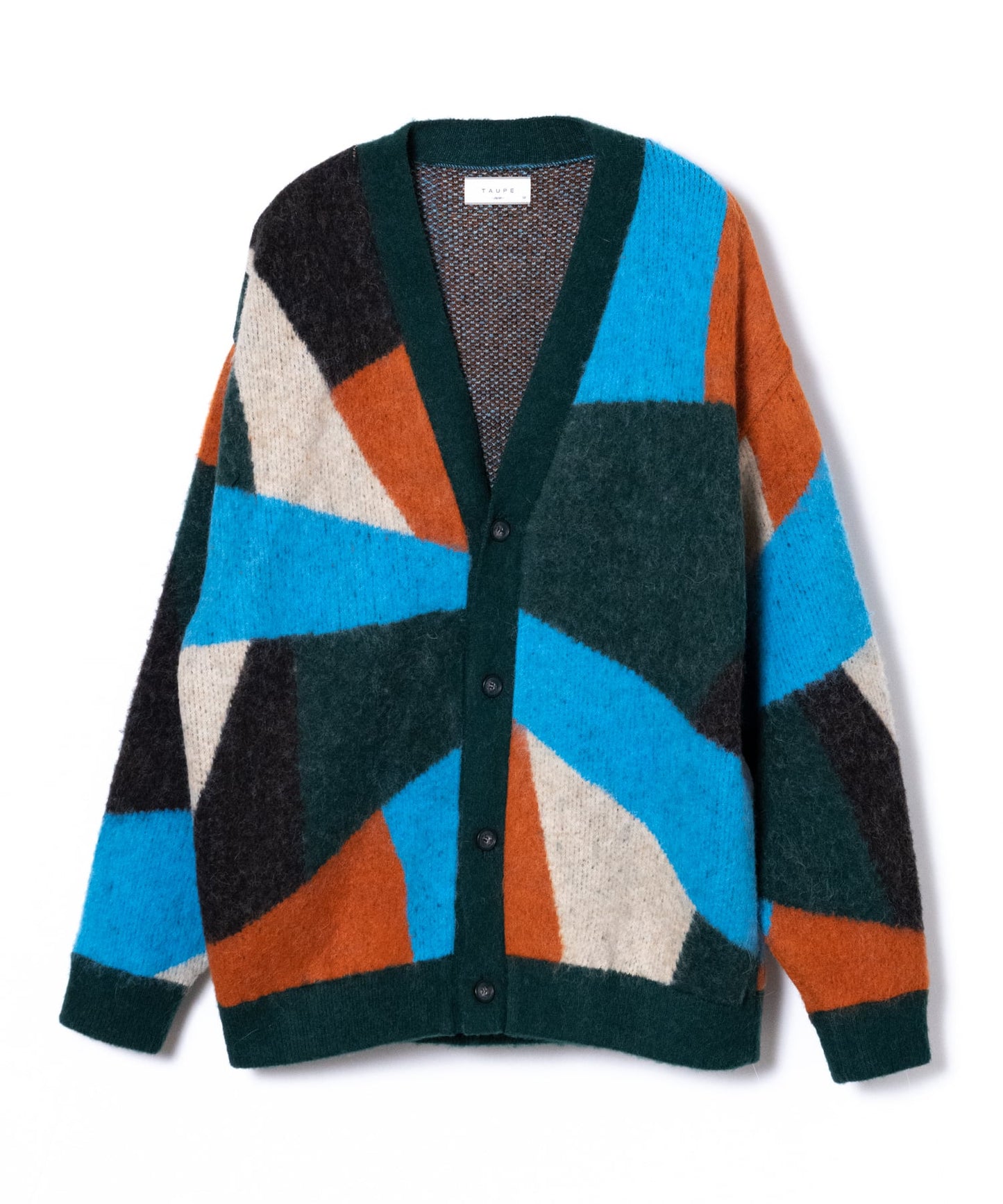 TAUPE / Panel Art Cardigan