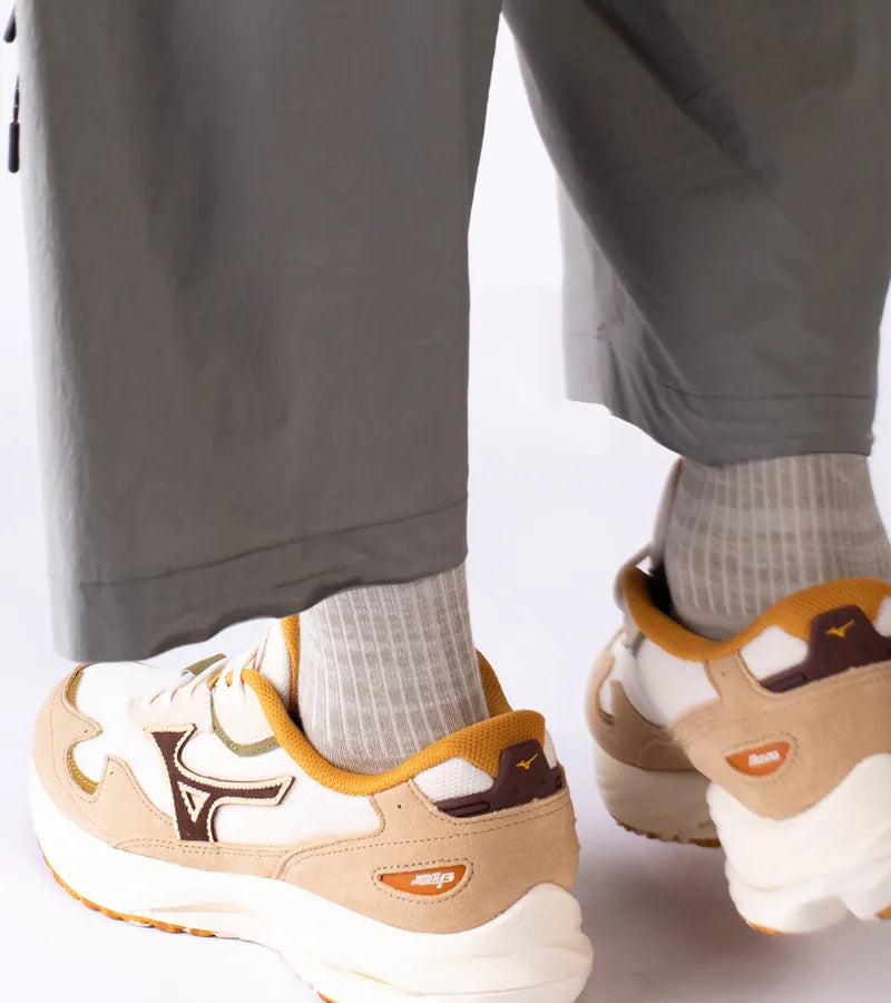 NOZZLEQUIZ / Sand Grn - Essential casual socks