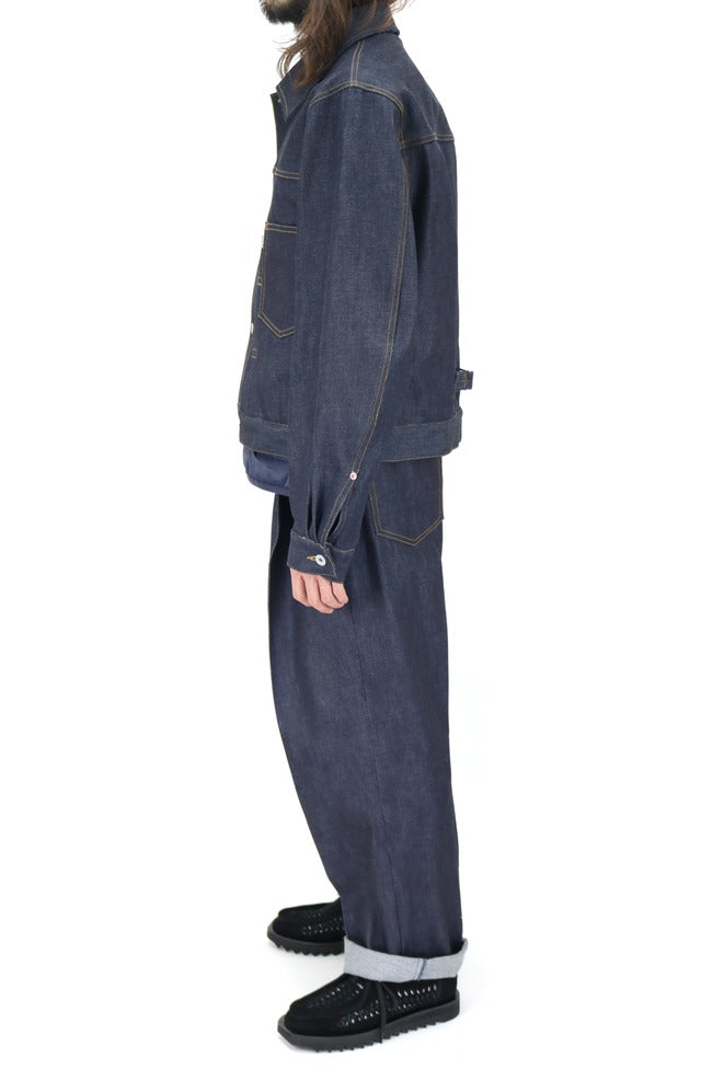 ELEPHANT TRIBAL FABRICS / Folding Denim Pants