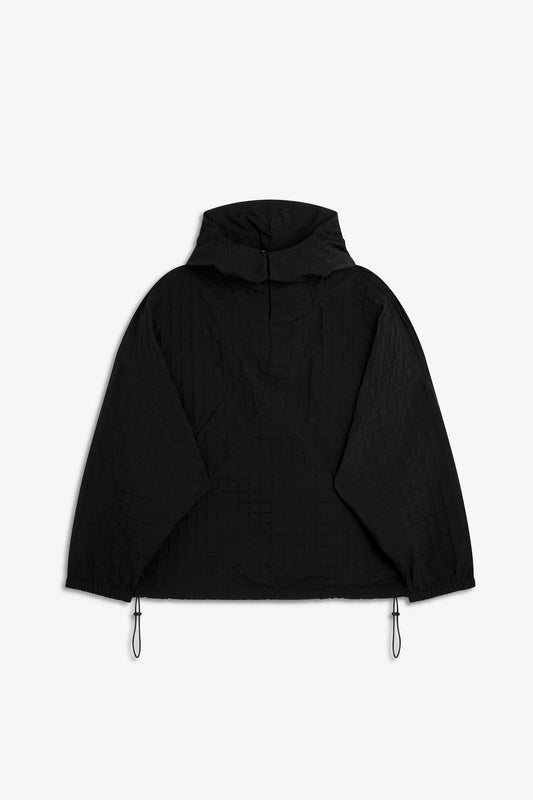 SAGE NATION / Factor Smock - Black Seersucker Check