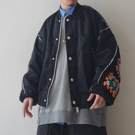 DISCOVERED / Crochet Sleeve MA-1
