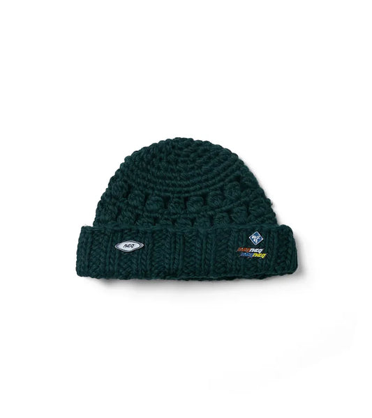 NOZZLEQUIZ / Crochet Beanie (3Pins) - Green