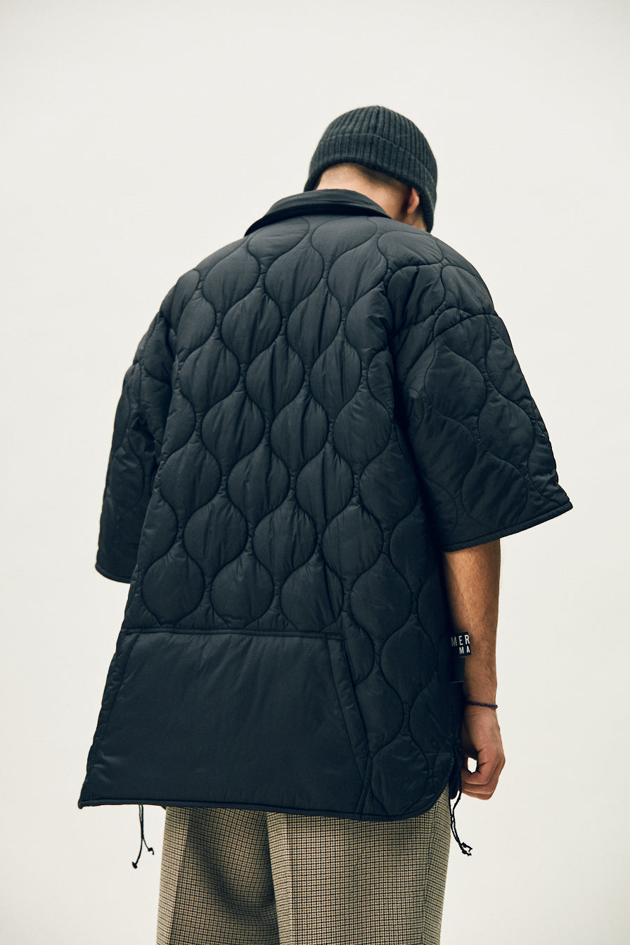 Black Merely Premium Reversible Padded Shirt