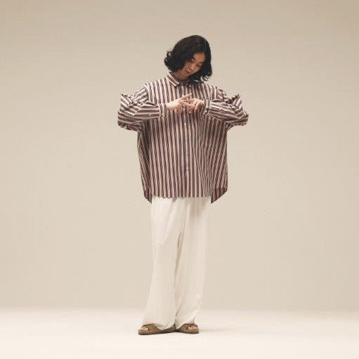 KANEMASA PHIL / 46G Atmosphere Stripe L/S Shirt