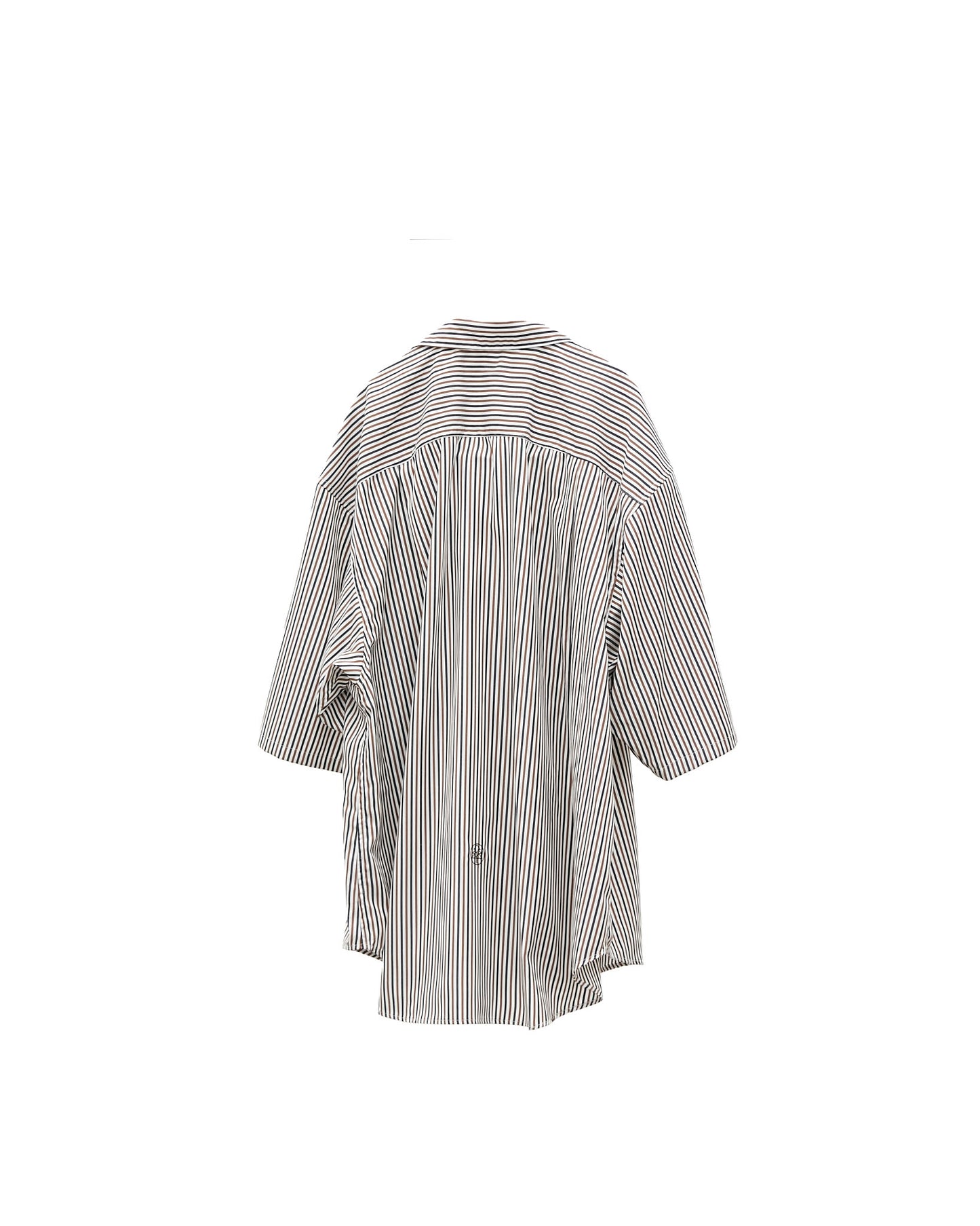 Oversized Stripe Cotton Collar Shirt (RyoTakashima x Tree And Branch)