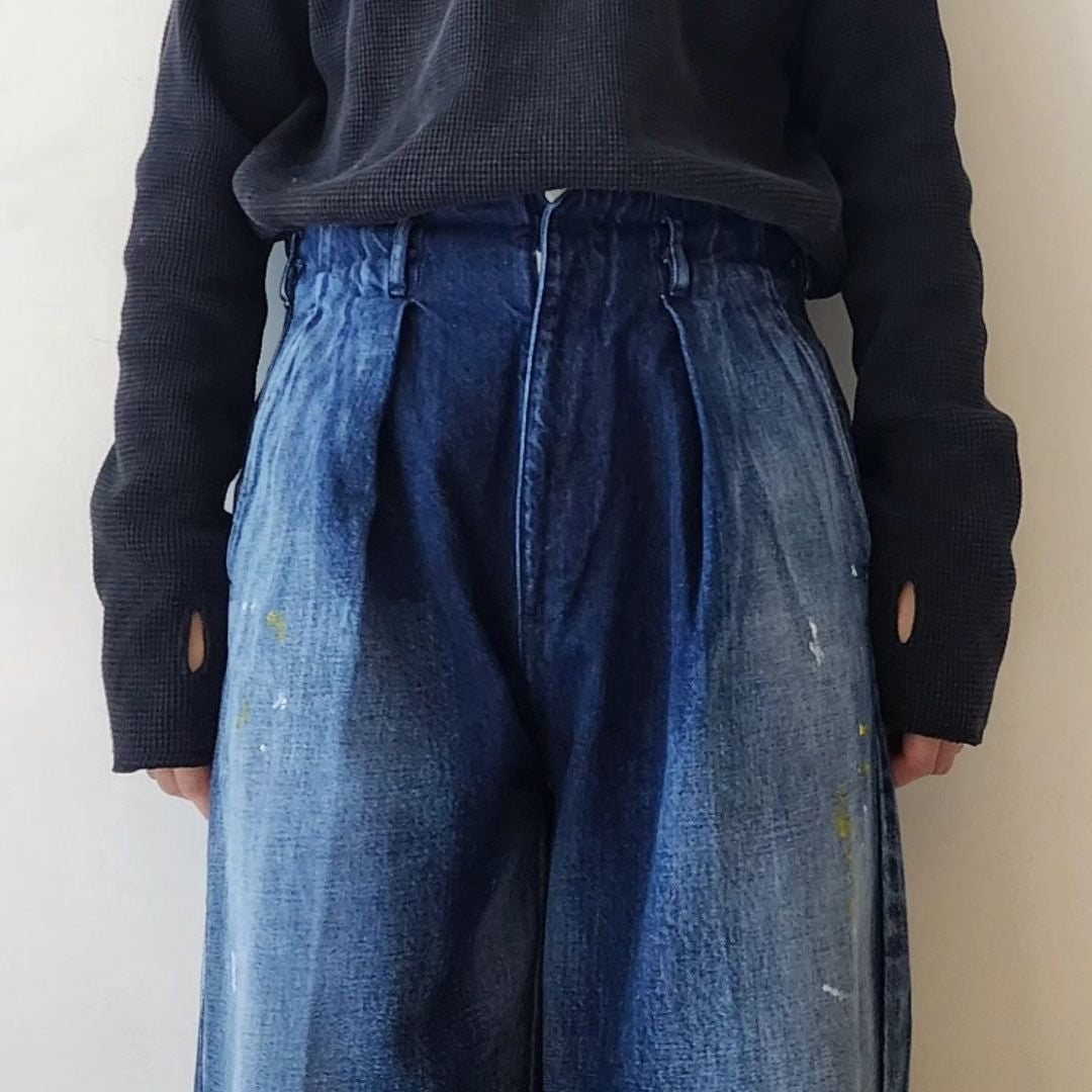 SABY / Tuck Baggy Type 2 - 11oz Bingo Denim (Sun Fade & Paint)