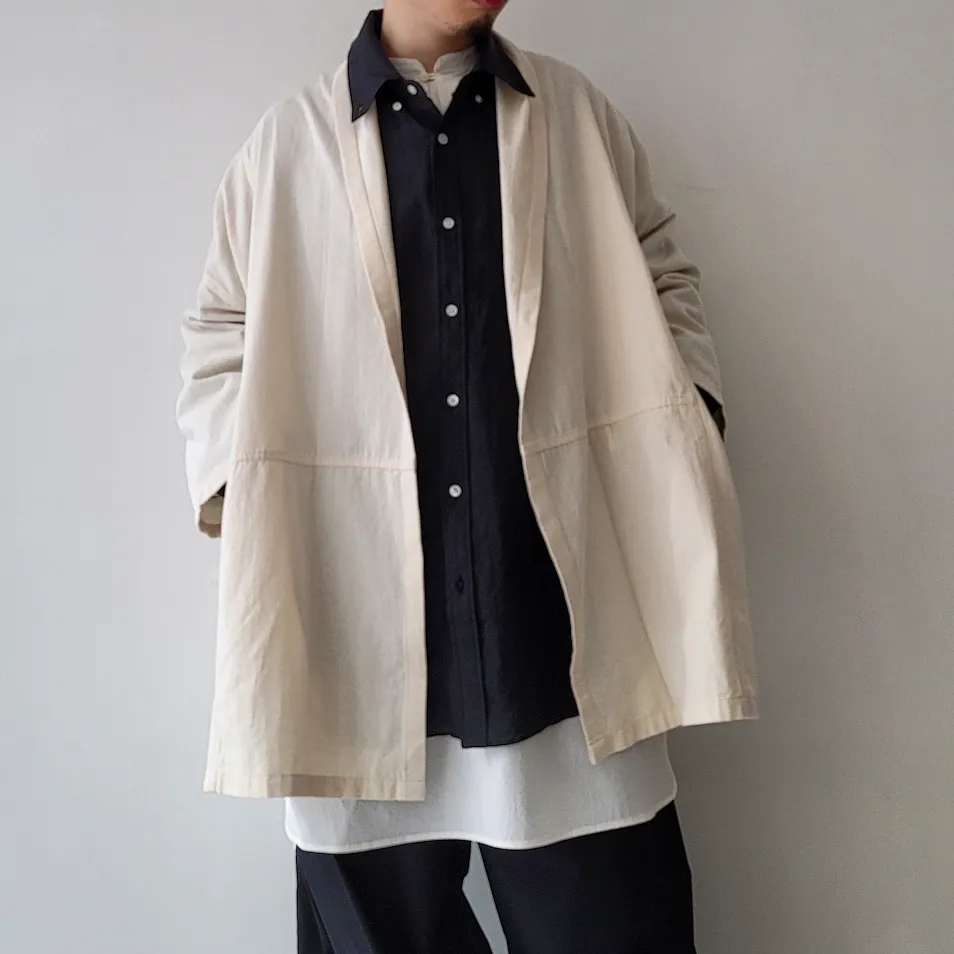 Oatmeal Hippie Noragi Cape