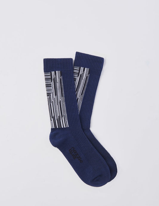 Grey Navy - Landing Socks