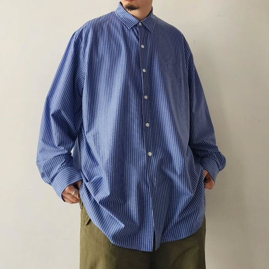 KANEMASA PHIL / 46G Atmosphere Stripe L/S Shirt
