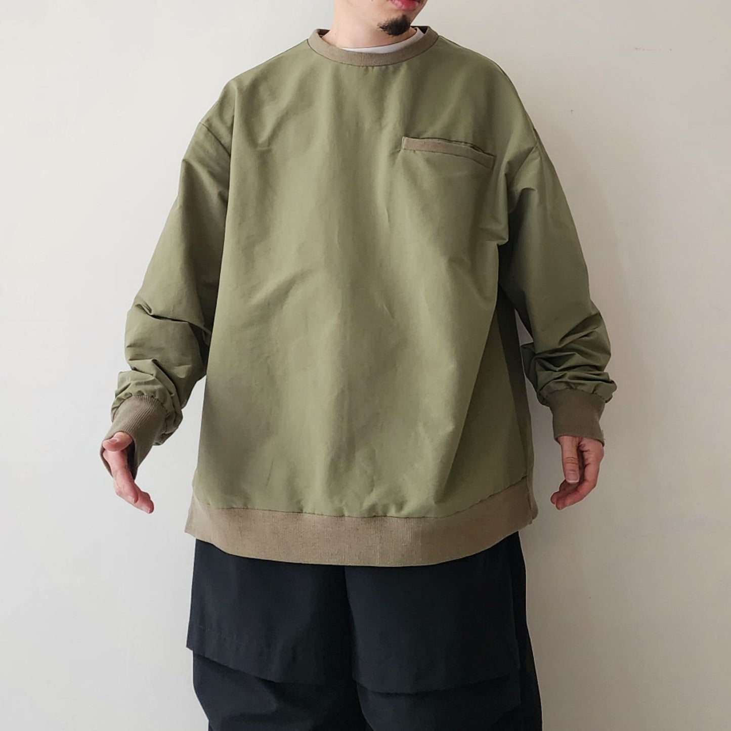 Mat Nylon Over Sweater