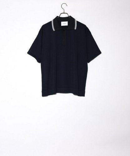 12GG Combination Polo Knit