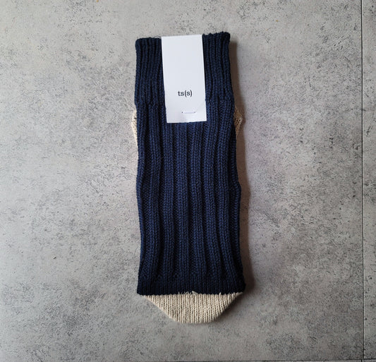 Unpaired Cotton Rib Sock