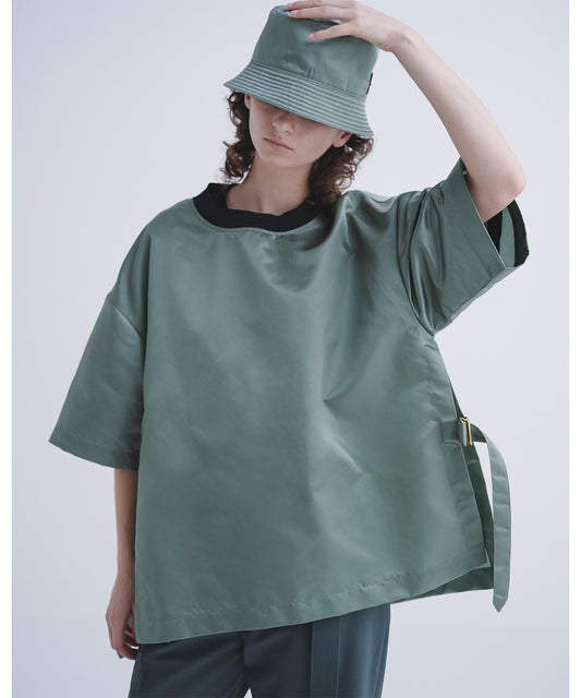 CULLNI / Bright Nylon Twill Side Belt Tee