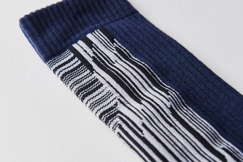 Grey Navy - Landing Socks