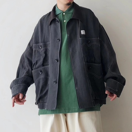 ELEPHANT TRIBAL FABRICS / Cuba Shirt Blouson