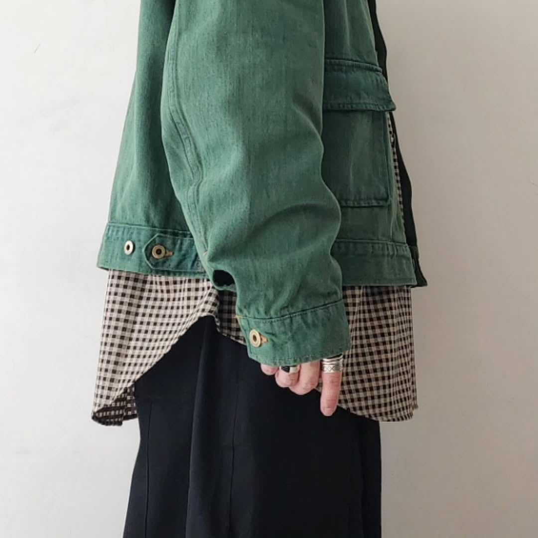 DISCOVERED / Color Dye Denim Blouson