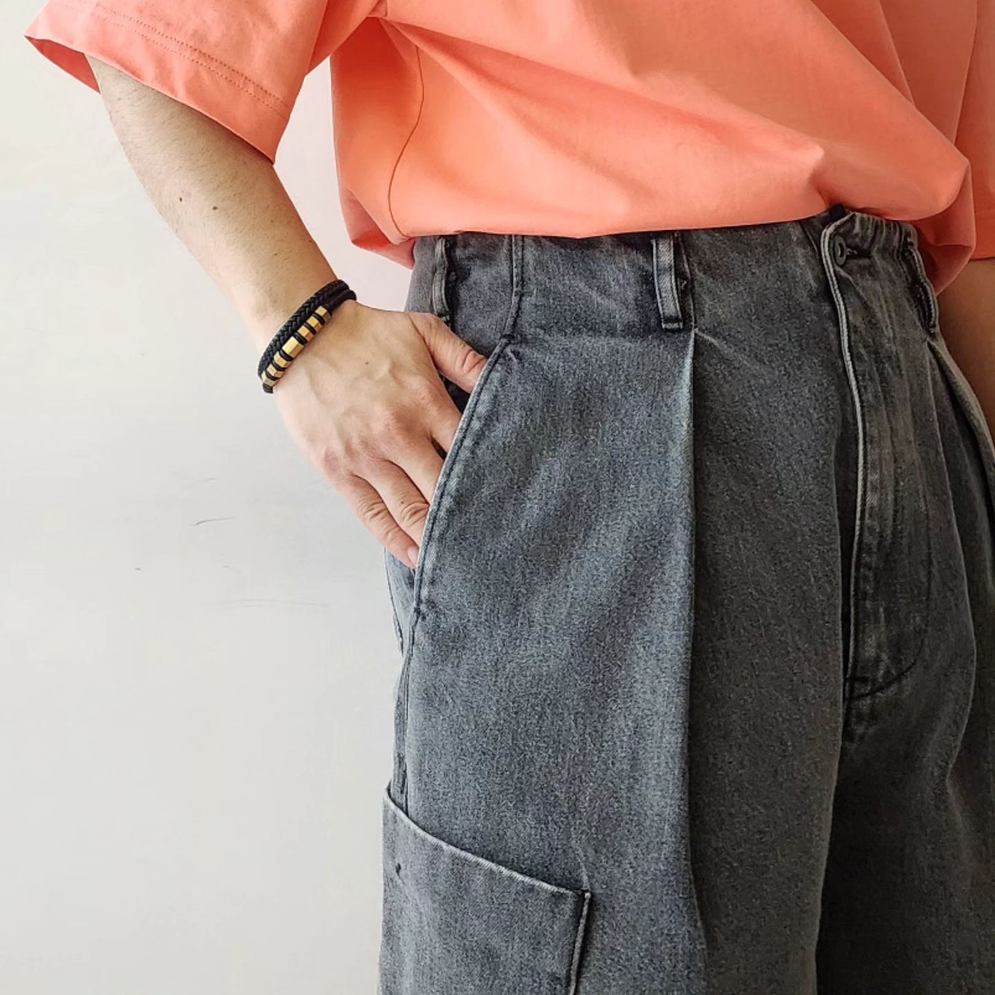 SABY / Tuck Baggy Cargo Pants