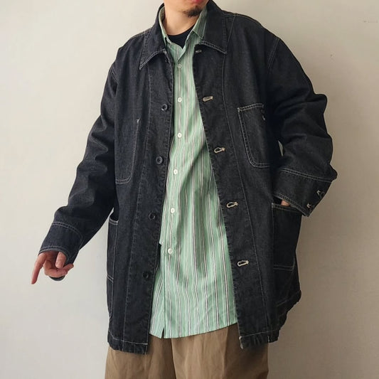 TS(S) / Bio Wash 12.oz Color Denim Cloth / Cover All Jacket